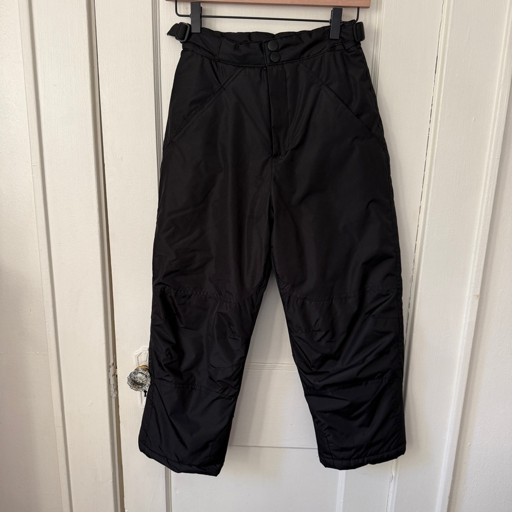 London Fog Kids Black Snow Pants – Size S (8)